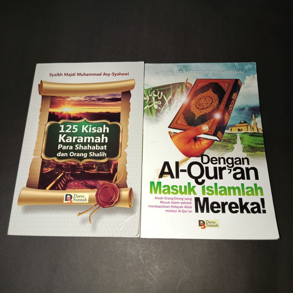 [PAKET HEMAT 2 BUKU]: 125 Kisah Karamah Para Sahabat & Dengan Al-Qur'an Masuk Islamlah Mereka