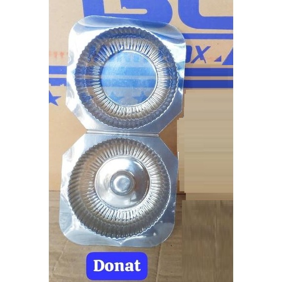 Mika Roti Donut Tray Bening Kue Donat -50pcs