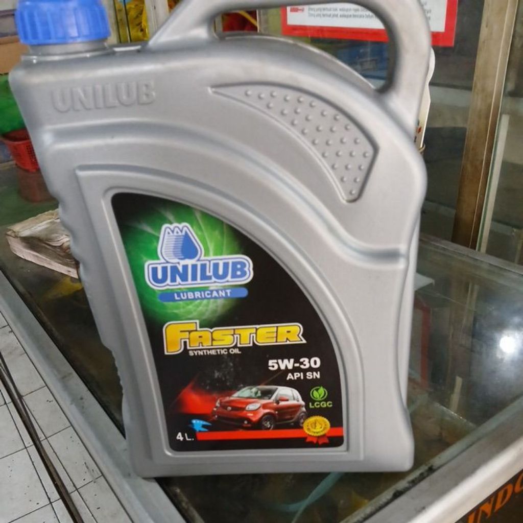 oli mobil 4 liter bensin 5w 30 unilub faster