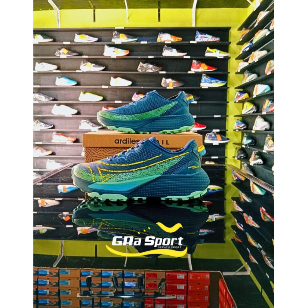 Sepatu Running Ardiles Gebera Cross Jumper - Sepatu Running Original - Sepatu Ardiles - Blue Indian 