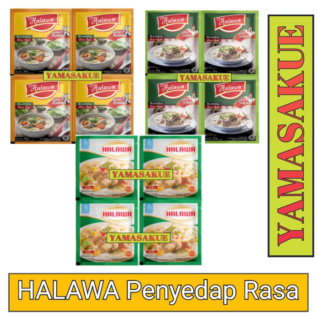 HALAWA Bumbu penyedap Rasa ( Paket 3 Pack )