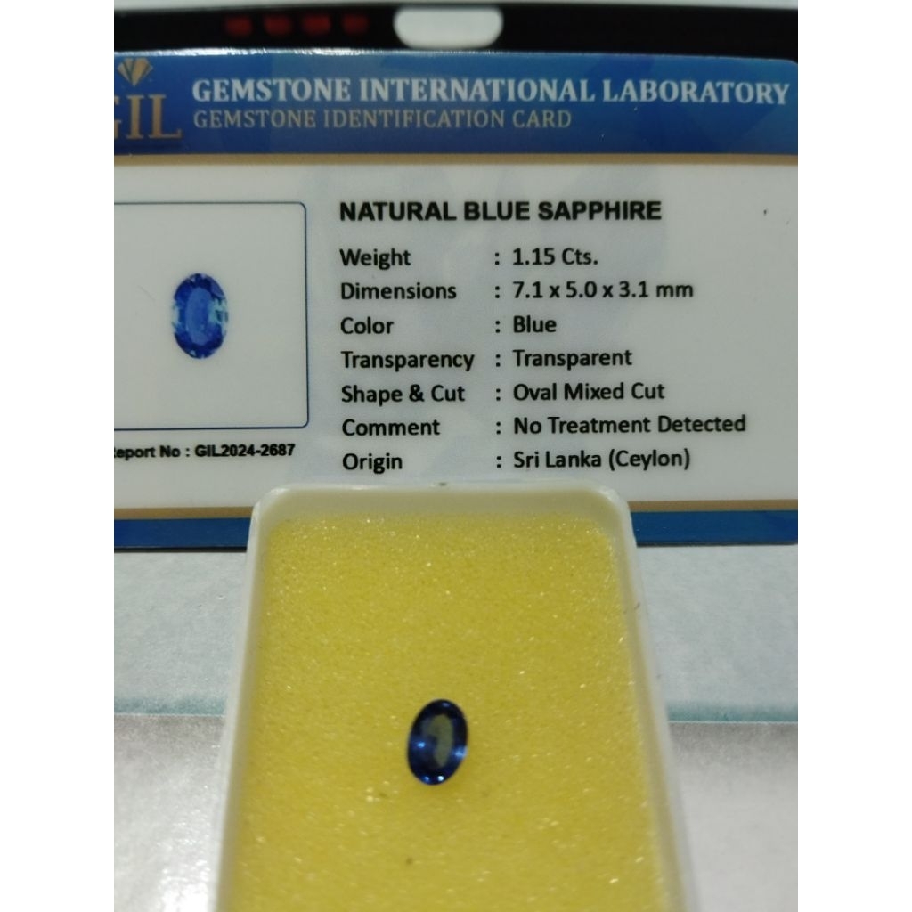 blue saphire ceylon NTE