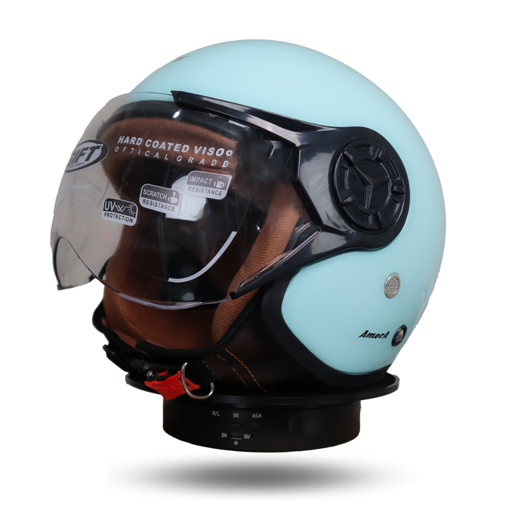 Helm GIFT AMORA half face wanita hijab /helm hijab/helm wanita/helm keren/helm dewasa/helm murah