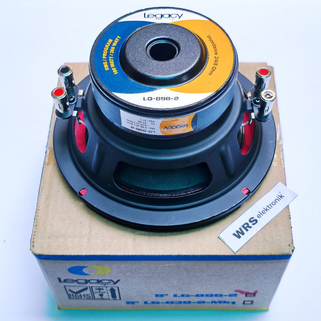 Speaker spiker 8" inch LEGACY LG-896 subwoofer 2/4/8ohm 100/200watt