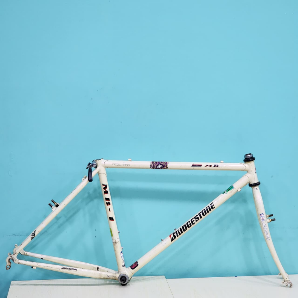 Frame Fork Sepeda MTB Bridgestone MB 1 Ritchey Logic Tubing