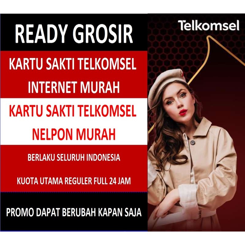 KARTU Super SAKTI PALING LARIS REAL TELKOMSEL Internet Murah Nelpon Murah Super Seru Spesial jaringa