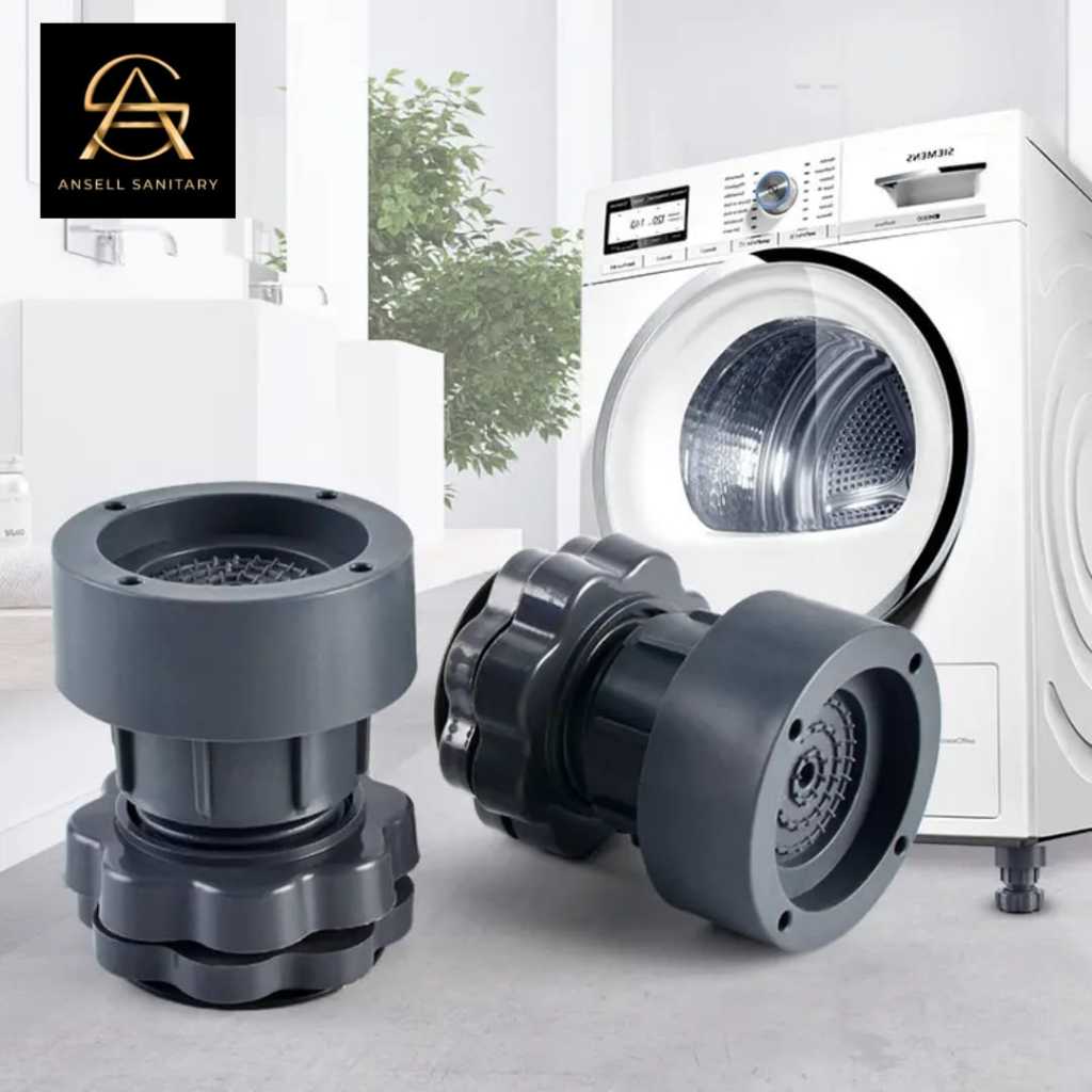 Bantalan Peninggi Alas Kaki Mesin Cuci Alas Pelindung Kaki Mesin Cuci Anti Slip Anti Getar