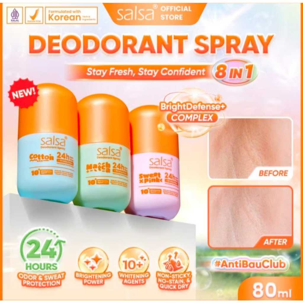 [Deo Spray] Salsa Deodorant Spray | Deodorant Antiperspirant DJ