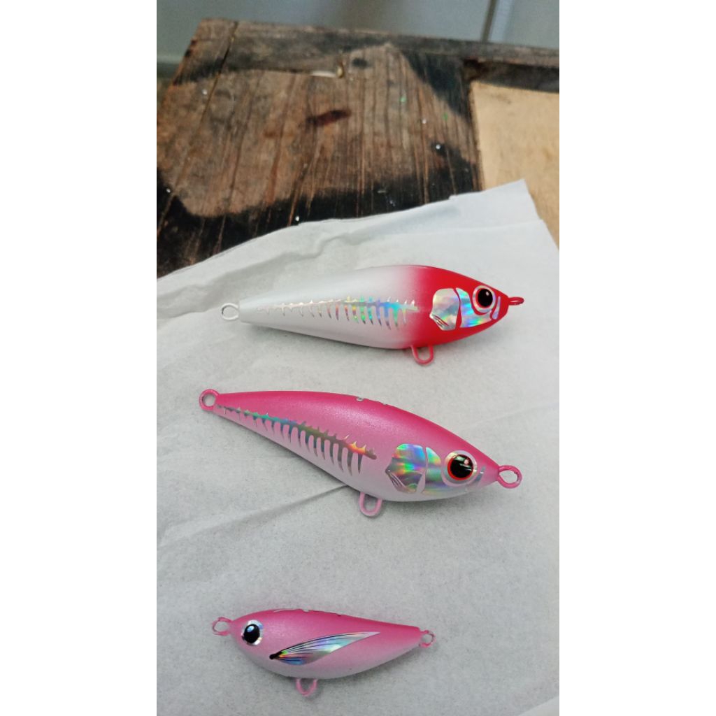 Stickbait,floating,15grm-redhead,lure,umpan,casting