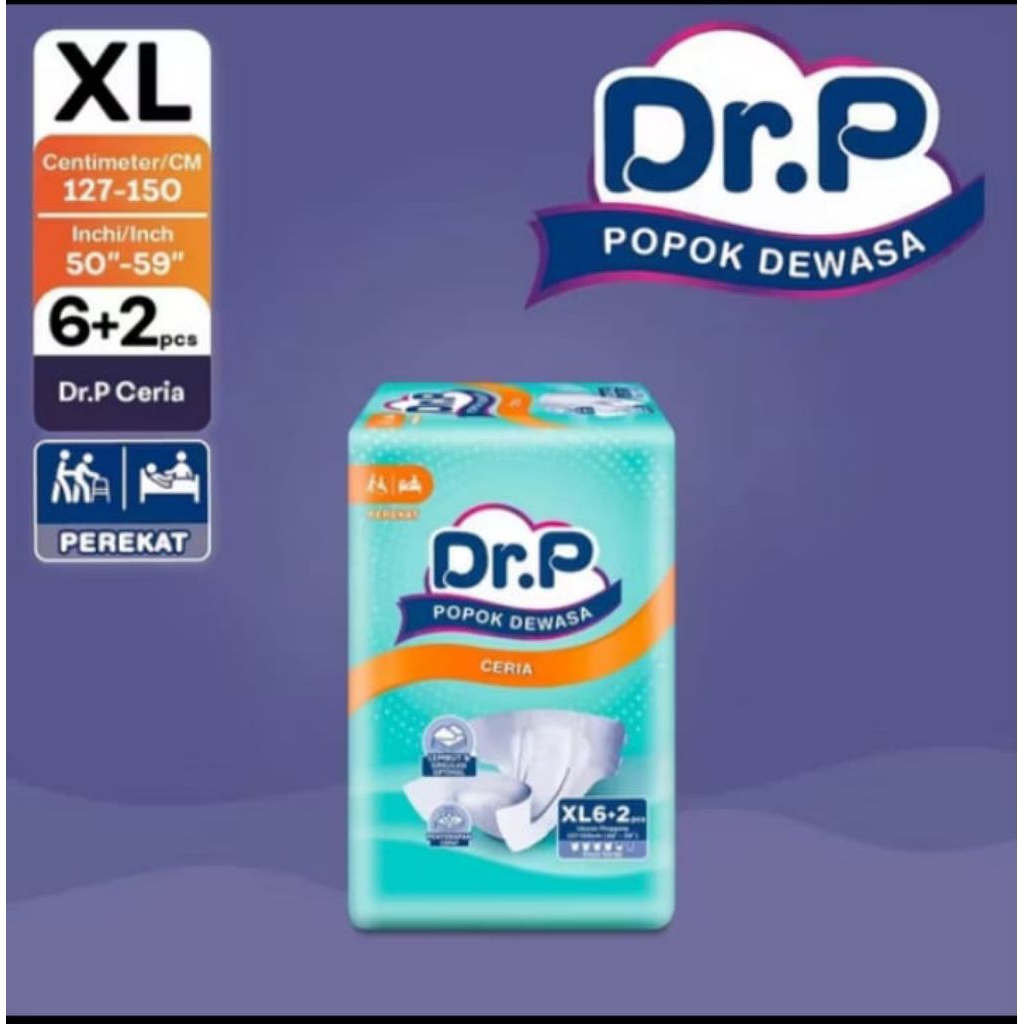 DRP DR.P CERIA POPOK DEWASA M8//L7+1//XL6+2 (Perekat)