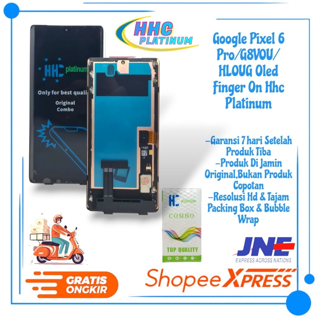 LCD TOUCHSCREEN GOOGLE PIXEL 6 PRO/G8V0U/HL0UG OLED FINGER ON