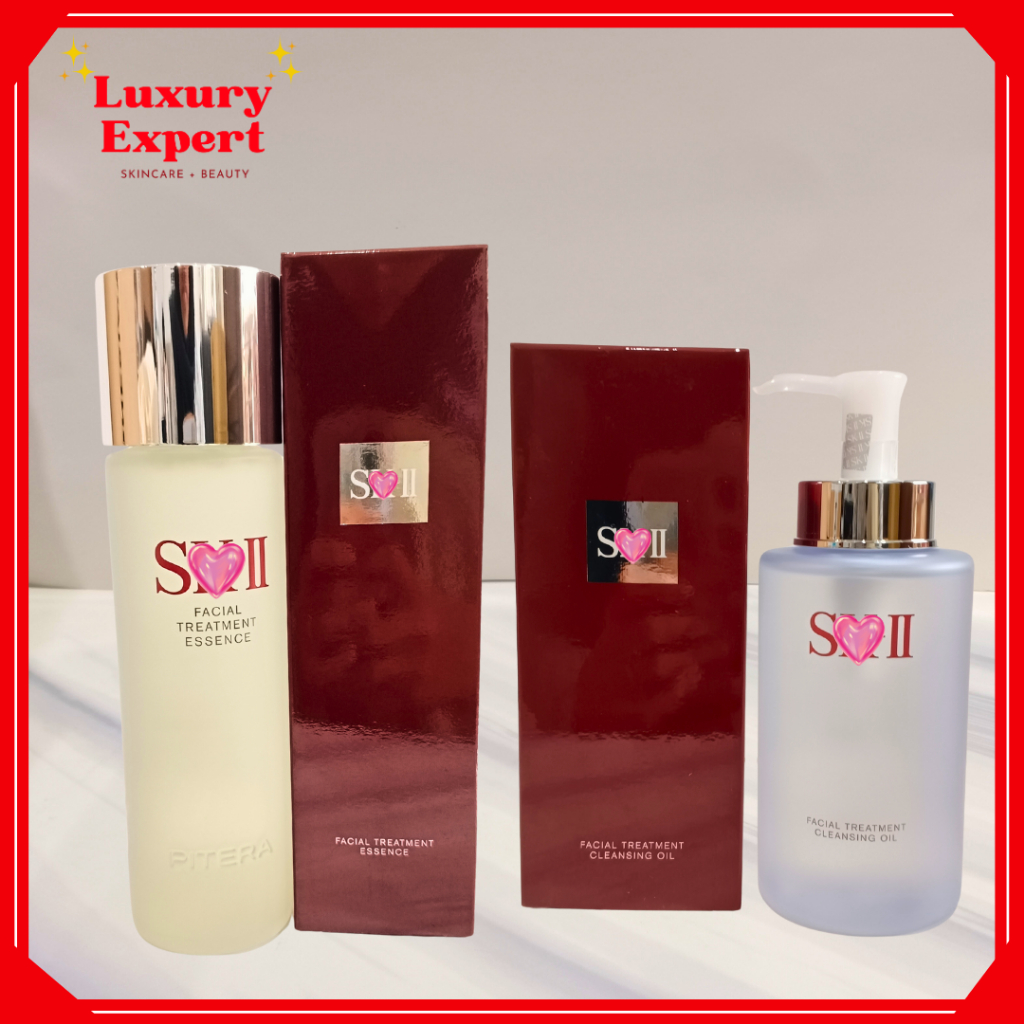 SKII SK-II SK2 Cleansing Oil 250ml + FTE 230ml | Facial Treatment - PAKET FULL SIZE