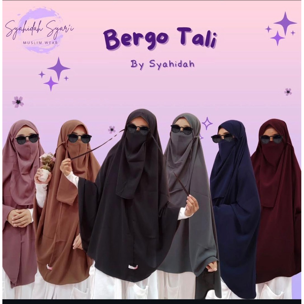 Bergo Tali New Fortaleza Maryam by Syahidah