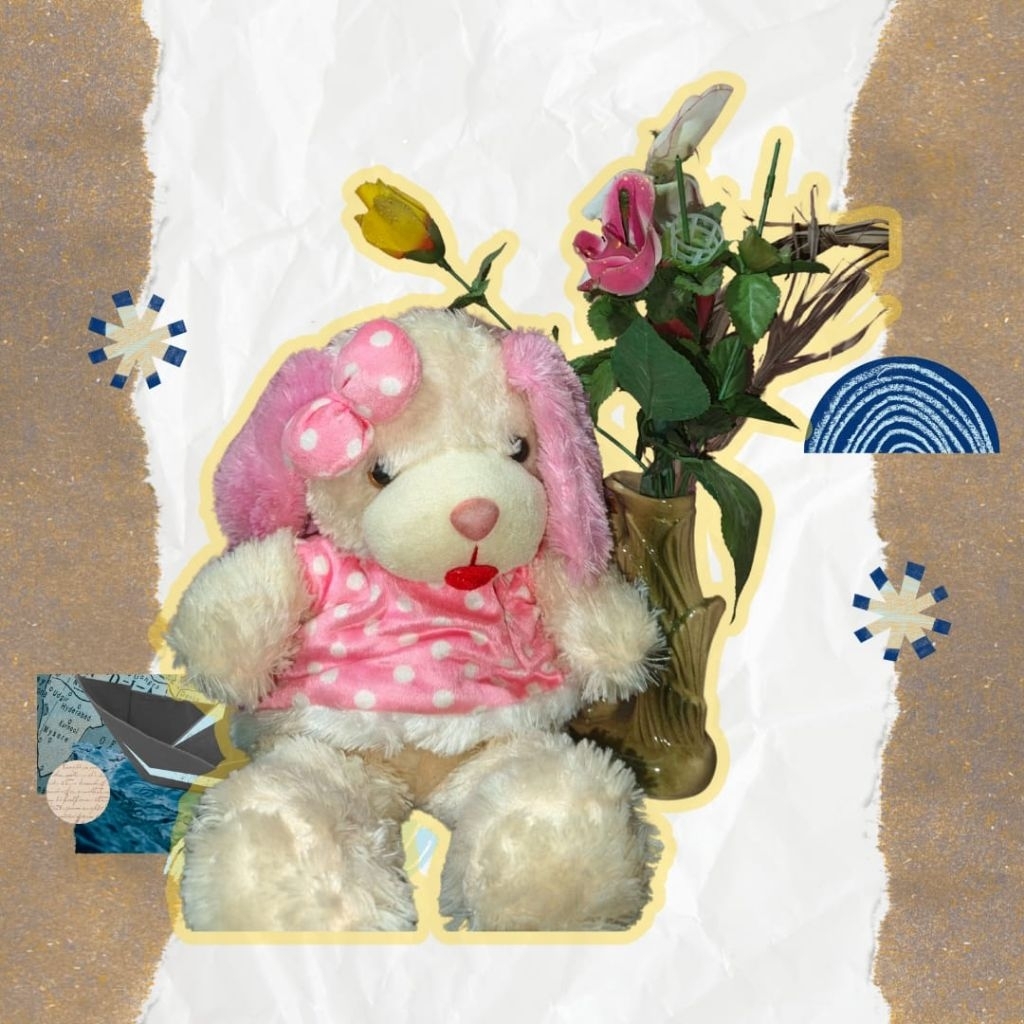 Boneka Anjing Pink // Pink Dog Doll