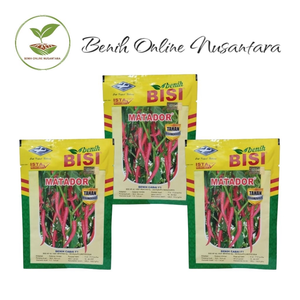 Benih Cabe Besar Matador f1 Original Bisi