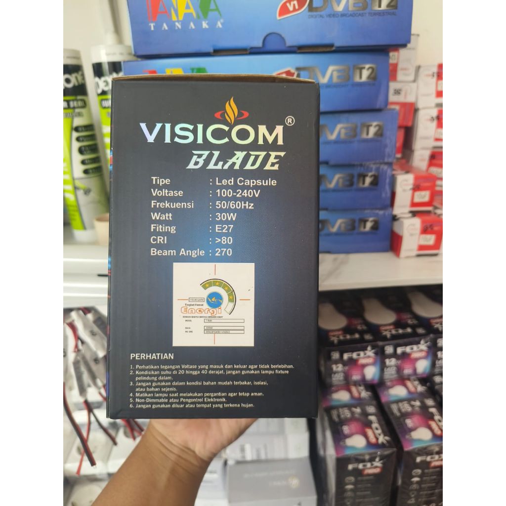 Bohlam LED Visicom Blade 30 w lampu LED Murah berkualitas 100% Oragional
