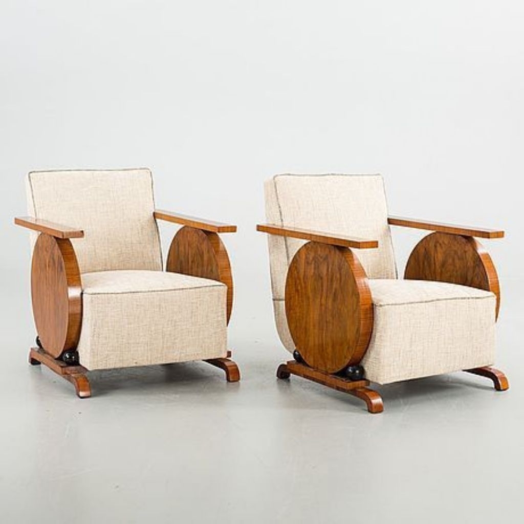 Kursi Vintage Kayu Jati Sofa Retro Jok Kain