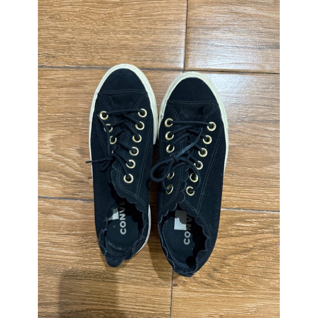Sepatu Preloved Original | Converse CTAS Lift Ox 563499C Black Size US 5.5 / EUR 36