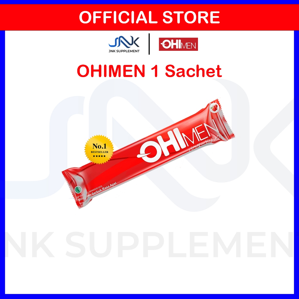 ECER 1 SACHET OHImen Suplemen Stamina Pria Herbal Serbuk Rasa Melon Sachet BPOM Original ohimen