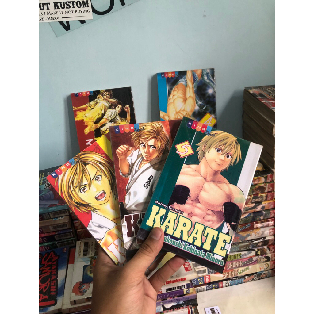 Komik KARATE Vol 1-5 (Bekas/Preloved)