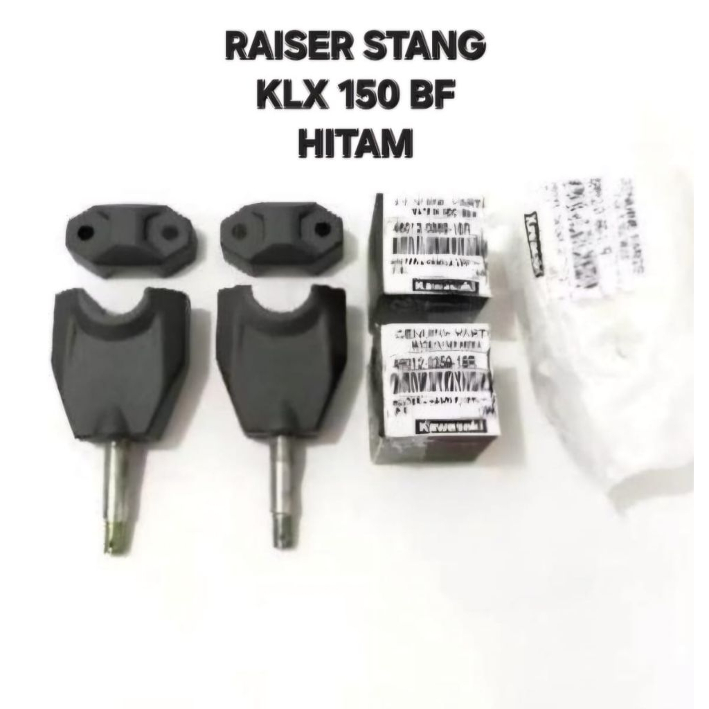 RAISER STANG STIR KLX 150 BF WARNA HITAM ORIGINAL