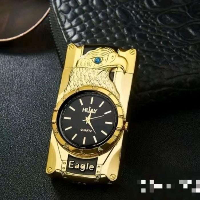 Korek Api Las+Jam Korek Jam Korek Unik Souvenir Antik dan Elegan/Korek - Gold