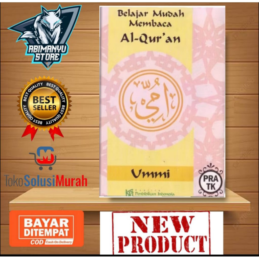 Buku Metode Ummi Pra TK - Belajar Mudah Membaca Alquran Pra TK
