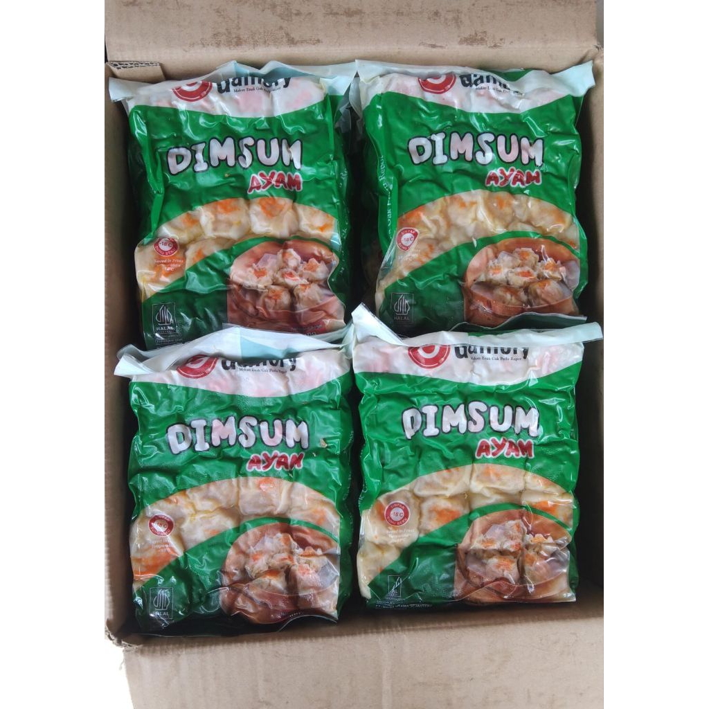 Dimsum Ayam Damory Ukuran 500gr dan 1 kg - Dimsum Ayam damory