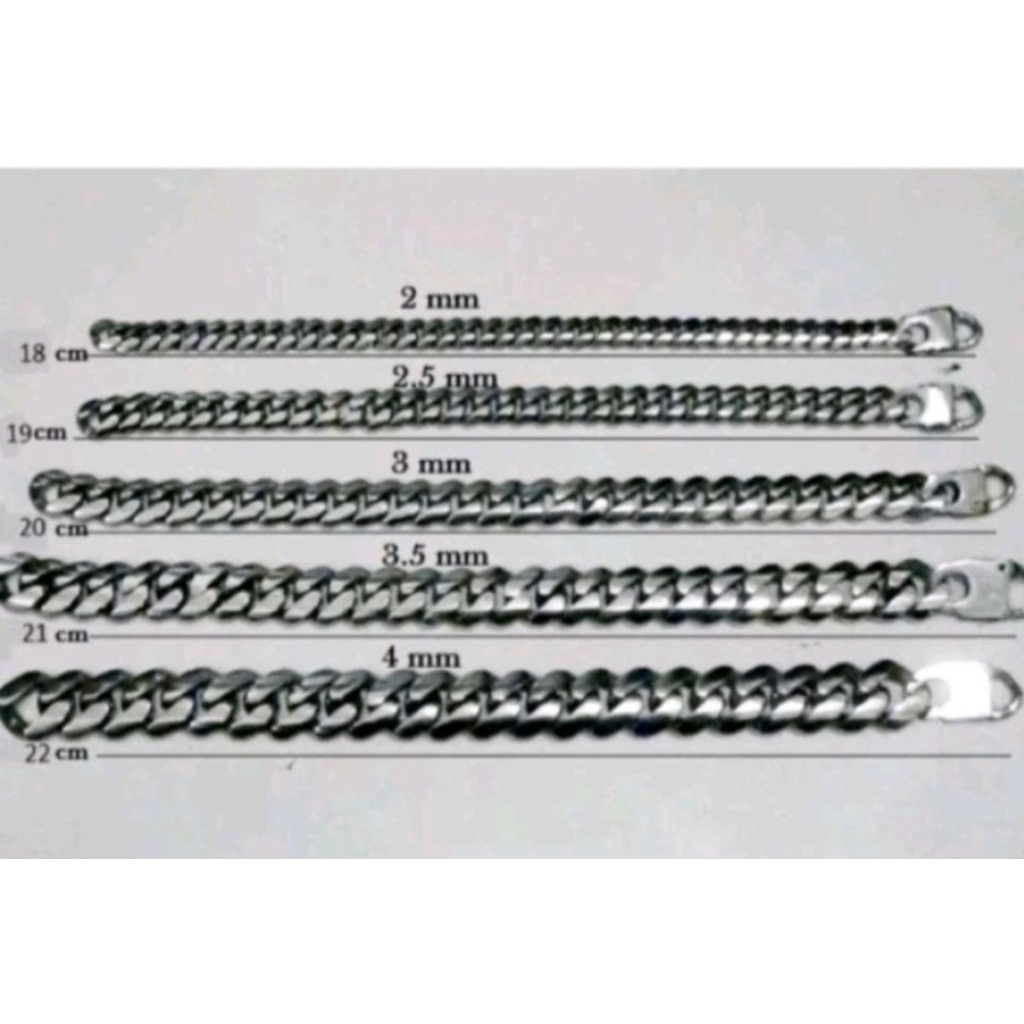 GELANG RANTAI STAINLESS