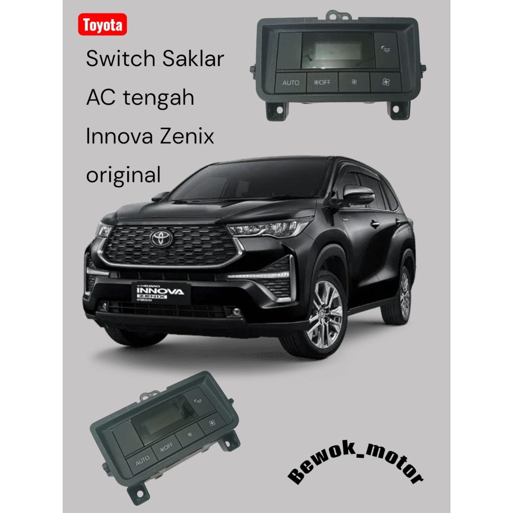 indikator ac digital Toyota Innova zenix original
