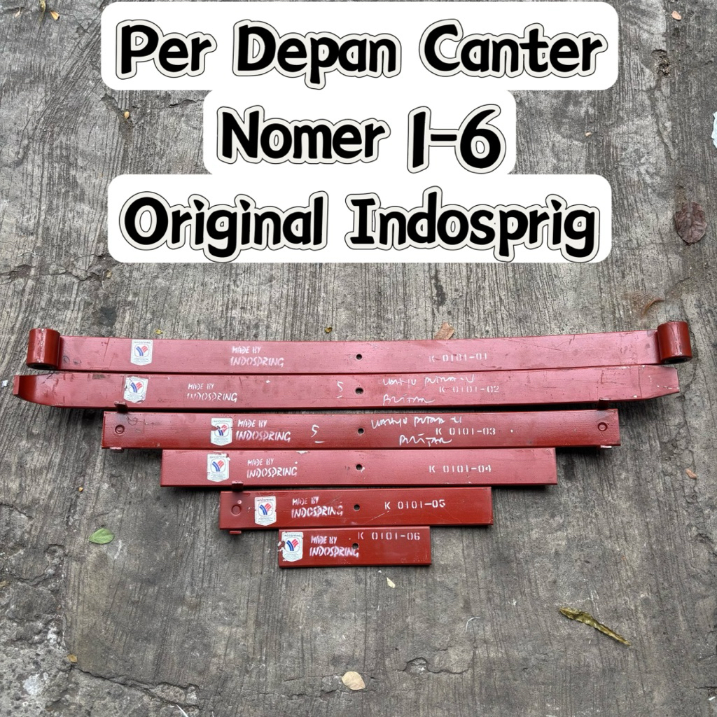 Per Depan Canter Set Original Indospring K0101 Pir Depan Ps125 Indospring Per depan canter 125 set p
