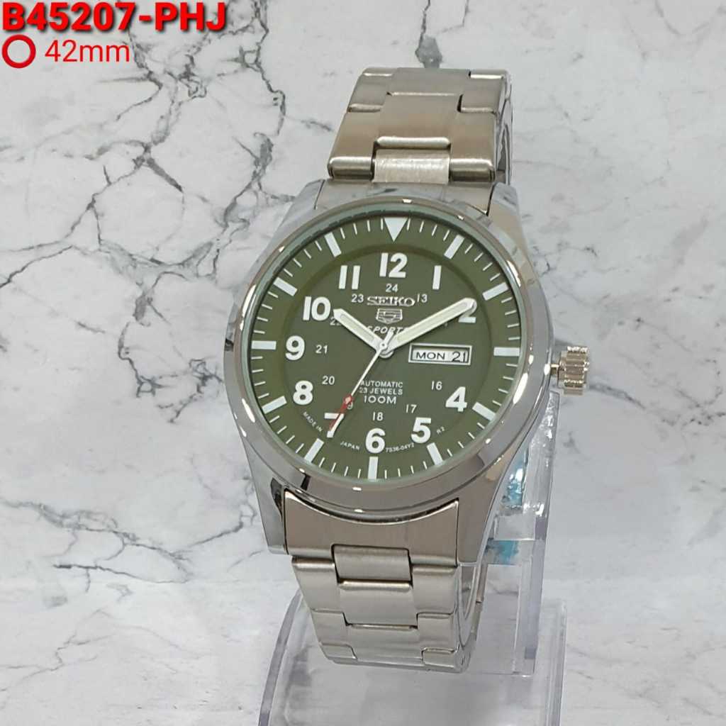 Jam Tangan Pria Seiko Prospex Super Rantai Body Bulat Tanggal Hari Aktif