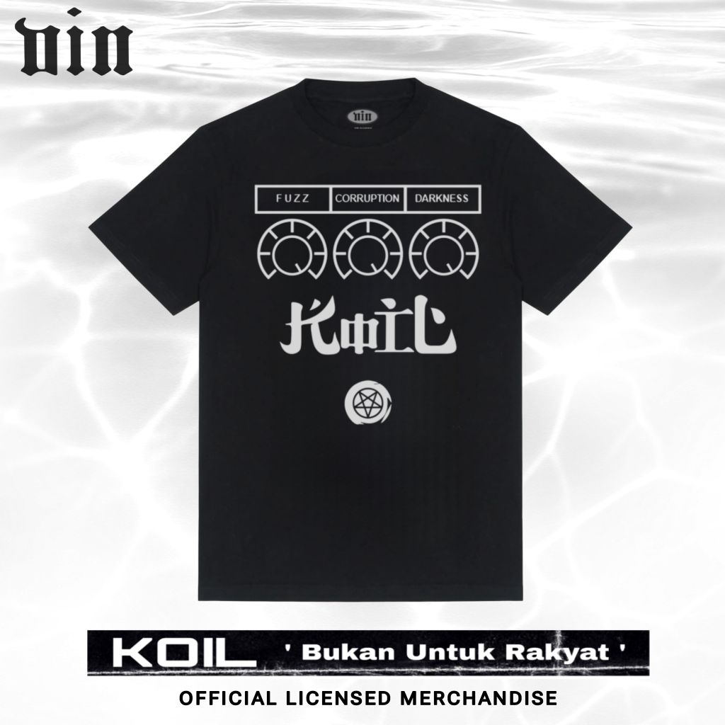 KOIL BAND T shirt Kaos band music Metal Rock Hardcore Grindcore Deathmetal Punk Rock koil official L