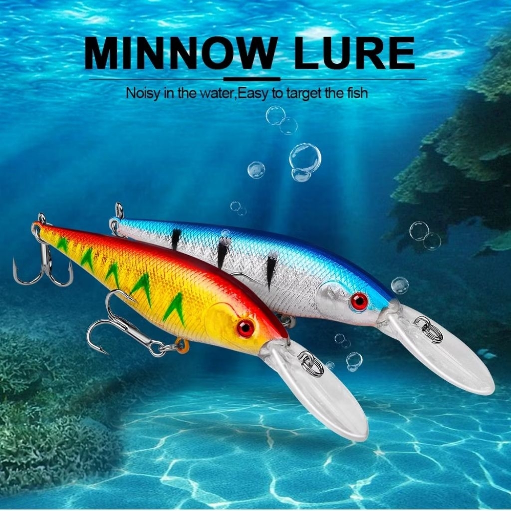 Lure Minnow Casting 11cm 10.5gr Umpan Ikan Palsu Floating