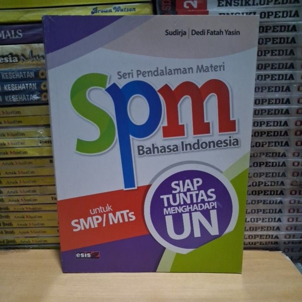 Buku Original Seri Pendalaman Materi SPM BAHASA INDONESIA SMP MTs SIAP TUNTAS MENGHADAPI UN Erlangga