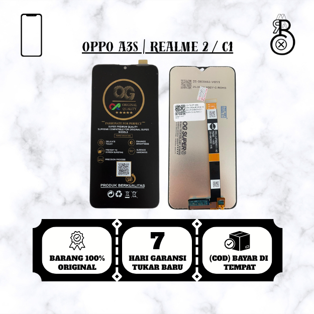 LCD OPPO A3S (CPH1803) | REALME 2 | REALME C1 (A1603) ORIGINAL TOUCHSCREEN