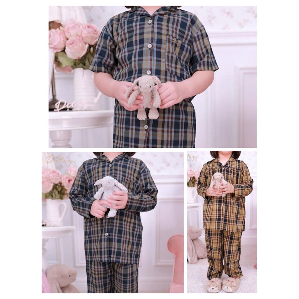 Willo Yellow M Little Short Long Willo Navy Willo Yellow Pajamas Ditsy