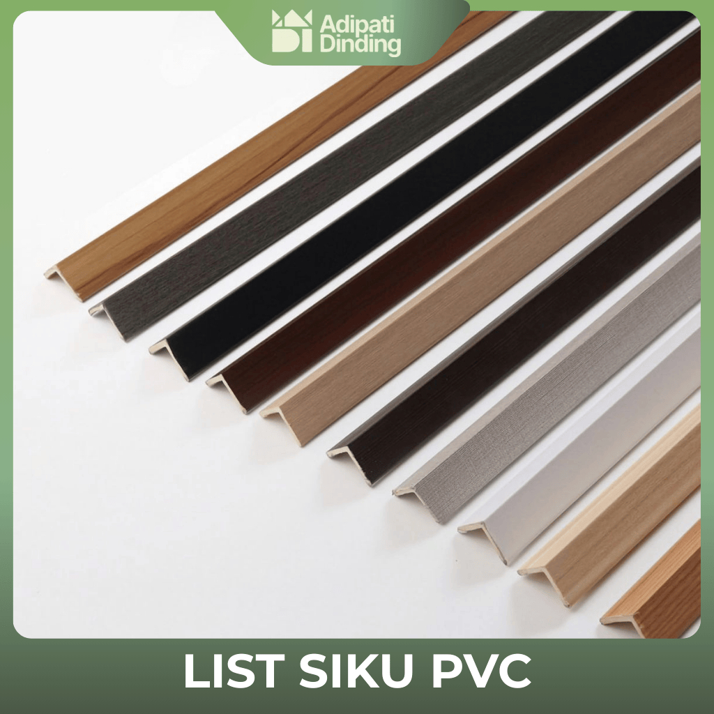 Adipati Dinding - List Siku PVC Kode CF Cocok Untuk List Siku Penutup Wood Panel List Wallpanel List