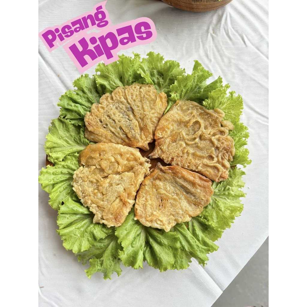 Pisang Goreng Kipas Pack isi 10 pcs//Pisang Goreng Legit dan Renyah//Pisang Goreng Tanpa Bahan Penga