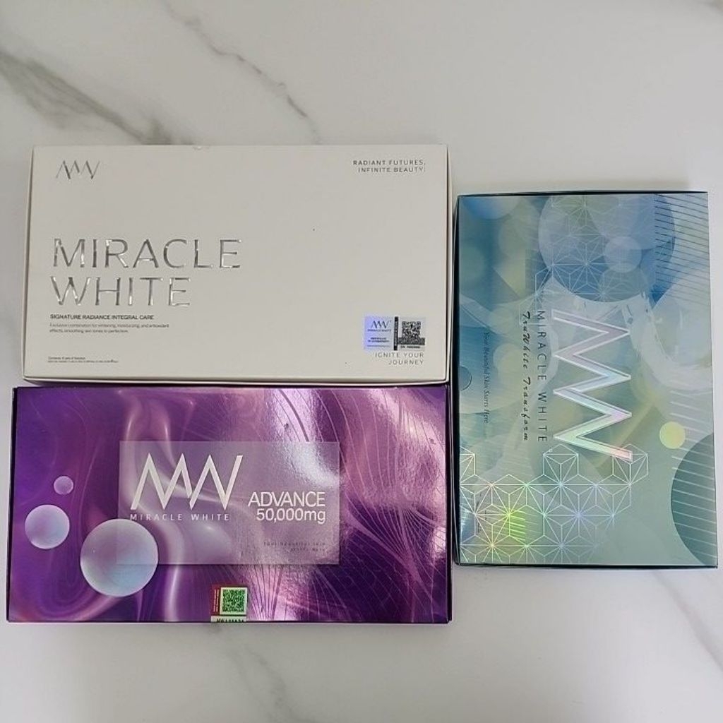 Miracle MW TRU WHITE TRANS/ MW ADVANCE 50k/ SIGNATURE RADIANCE INTERGRAL ORIGINAL
