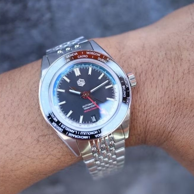 San Martin World Time Watch - SN0116-G