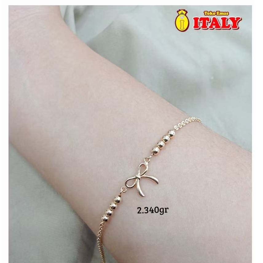 gelang emas tua variasi pita