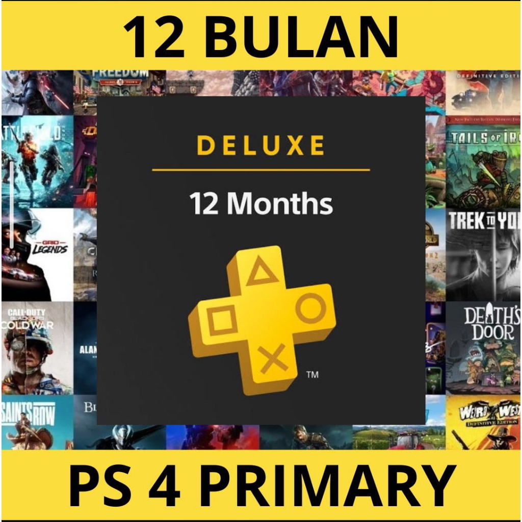 PROMO PLAYSTATION DELUXE 12 BULAN SHARING PS PLUS DELUXE PS4 PS5