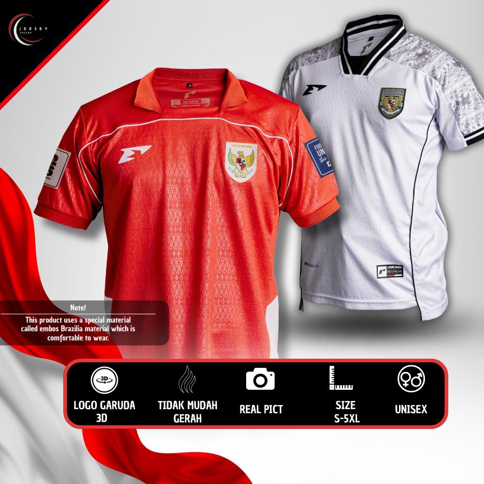 Jersey Timnas Indonesia 2025 baju bola Erspo Grade Ori
