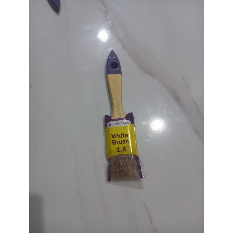Home Care White Brush Kuas Cat Merk Home Care 1,5 Inch Bulu Kuas Cat Home Care