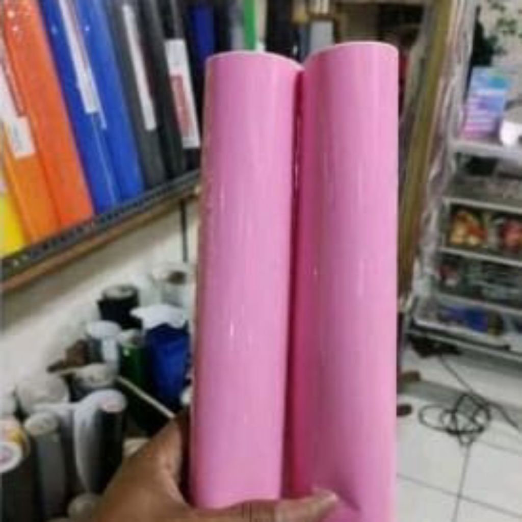 sticker skotlet pink muda glossy skotlet pink tua skotlet sepeda motor