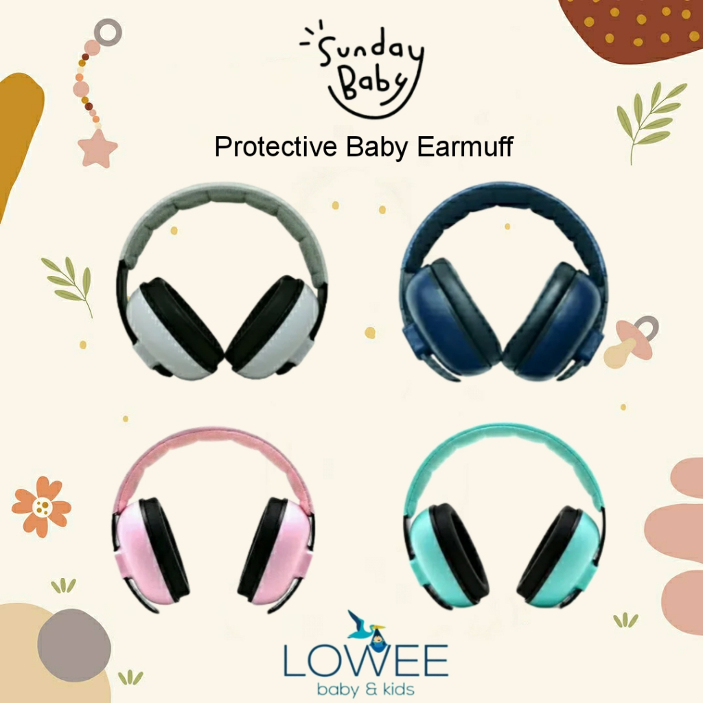 Sunday Baby Protective Baby Earmuff Untuk Melindungi Pendengaran Bayi /  Penutup Telinga Bayi Dan An
