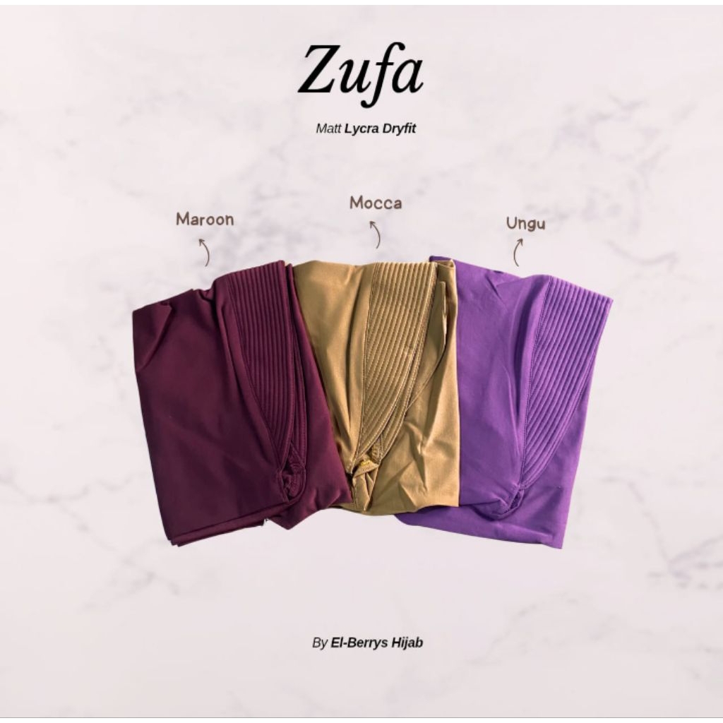 kerudung zufa ORIGINAL BRAND BY  EL-BERRYS hijab