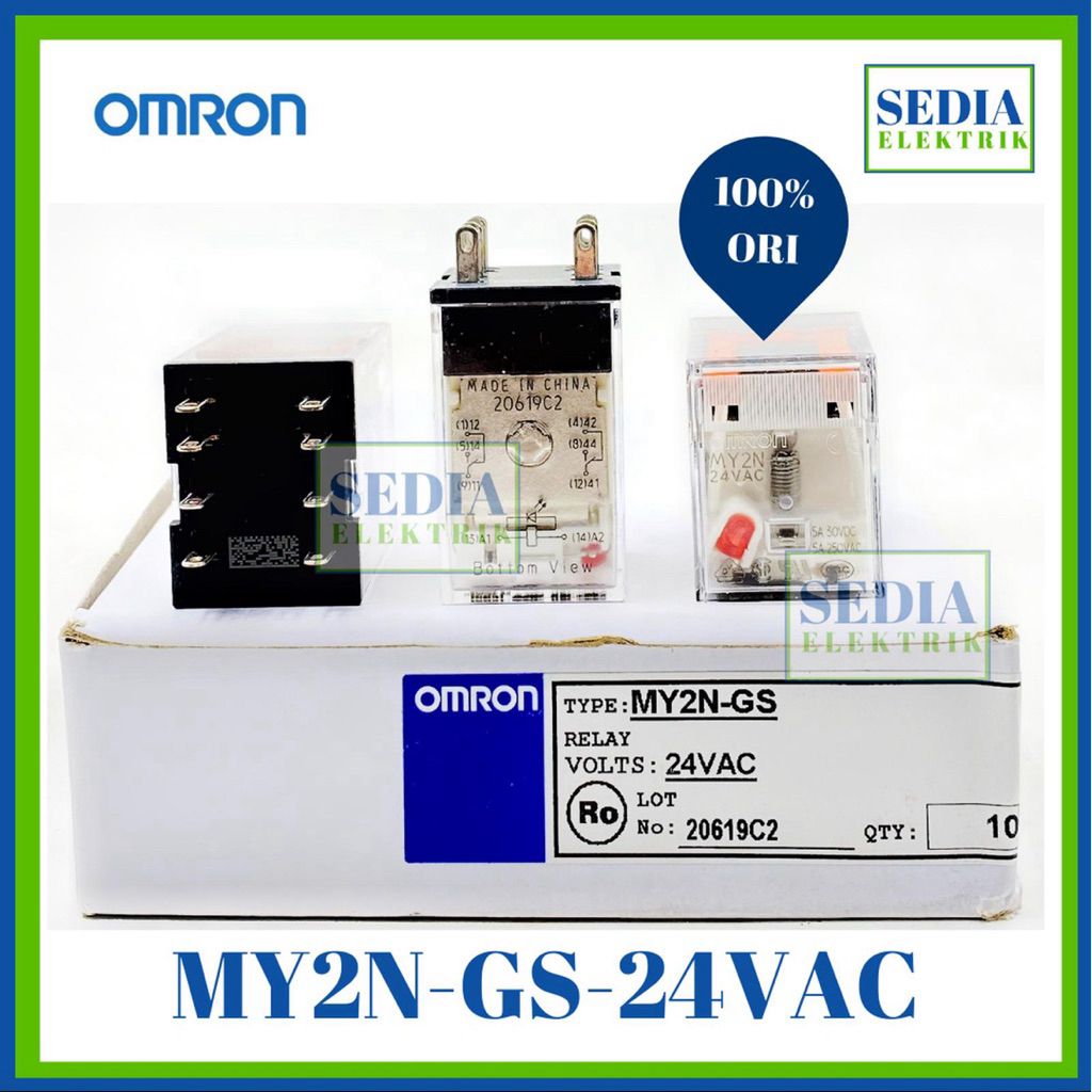 RELAY OMRON MY2N-GS 24VAC ORIGINAL