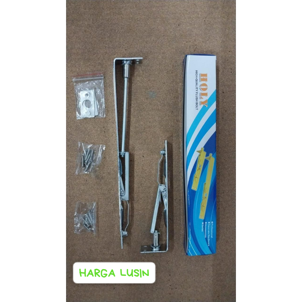 (LUSIN) Grendel tanam Set 6"+10"/Slot Pintu/Flush Bolt/Selot Pintu 2 Kupu tarung